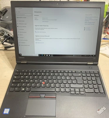 LENOVO L570 15,6” I7 7500U 2,70GHZ 16GB 500GB SSD GARANZIA - Immagine 1 di 3