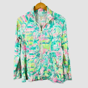 Lilly Pulitzer NWOT Size Medium Luxletic Jacket Hadlee Tennis Match Perfect - Picture 1 of 9