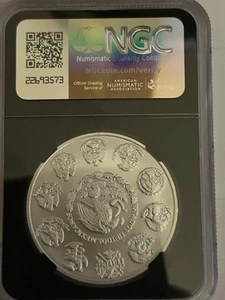 2024 mexico 1 oz silver libertad Ms 69 proof S466 - Picture 1 of 2