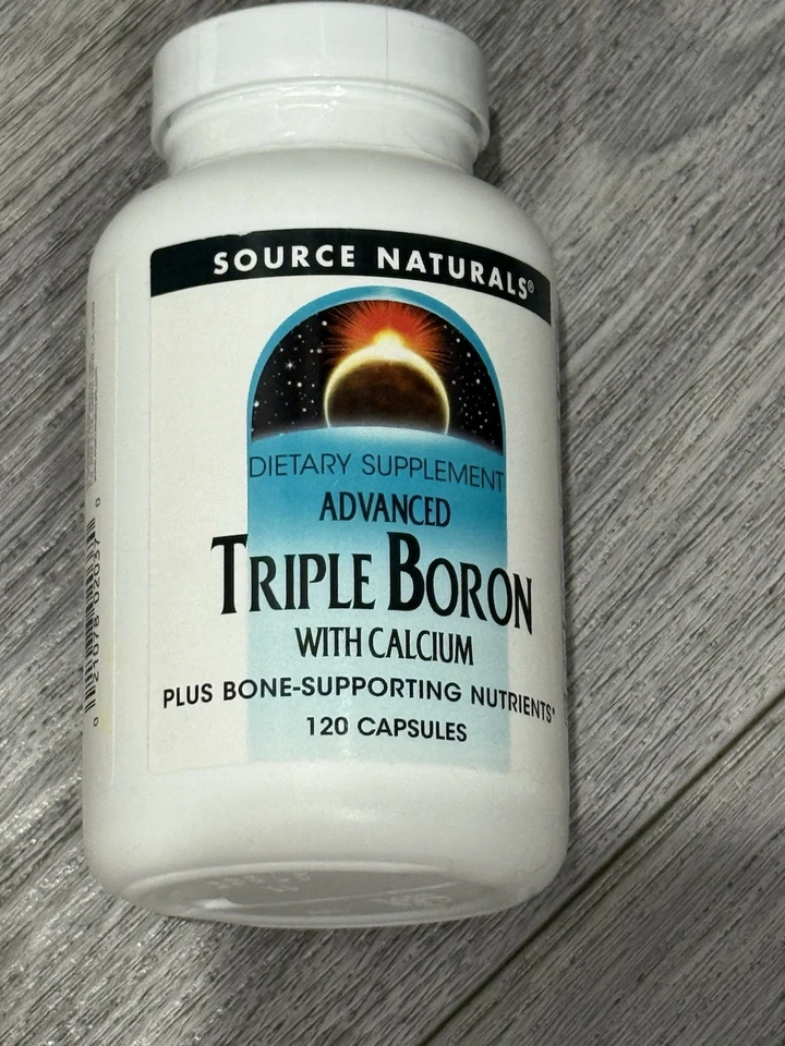 Source Naturals - Boro Triplo Avançado com Cálcio 120 Cápsulas Expira 11/2026 - Imagem 1 de 3