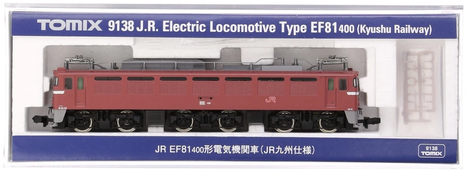 TOMIX N Gauge EF81-400 JR Kyushu Specification 9138 Railway Model Electric Locom - Image 1 of 1