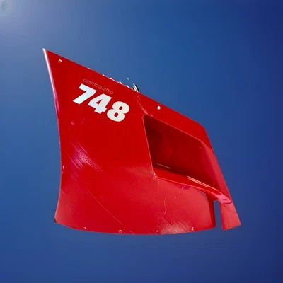 Genuine Ducati 748 996 916 Red Mid Fairing Cowling Left Has Scratches 48010391A - Image 1 of 4