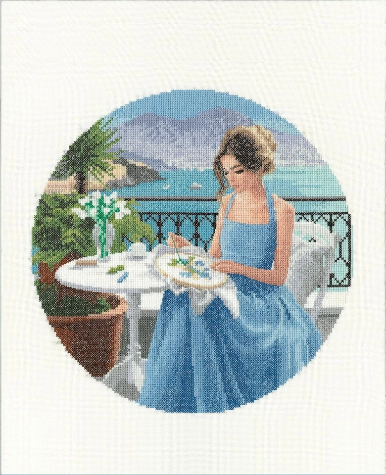 Heritage Crafts Cross Stitch Kit - John Clayton - Elegance - Faye