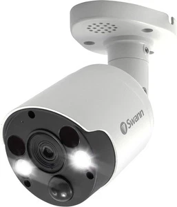 Swann NHD-865MSFB CCTV Wired PIR Bullet Security Camera 5MP HD Motion Spotlights - Picture 1 of 7