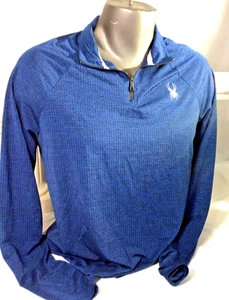 men's Spyder Active long sleeve shirt - 1/4 zip up - size medium - euc - Picture 1 of 5