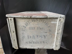 Rare B. LEIDERSDORF & CO Tobacco Daisy Smoking Wood Crate 30 Lbs - Picture 1 of 12