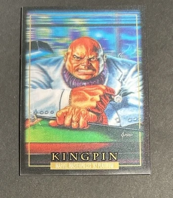 2024 SKYBOX MARVEL MASTERPIECES '92 PLATINUM LENTICULAR KINGPIN - Image 1 of 2