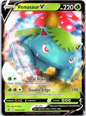 #SWSH100 Venusaur V Pokemon SWSH: Sword & Shield Promo Cards Promo - Image 1 of 2