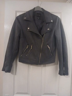 New Look Womens Jacket Size 10 Grey. Hardly Worn - Image 1 of 4