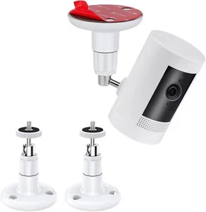 2 Pack Adjustable Wall Mount for Plug-in Ring HD Camera & Stick Up Cam Battery - Picture 1 of 8