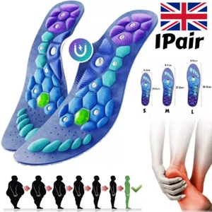 Magnetic Acupressure Foot Massage Insoles Pain Relief for Men and Women - Picture 1 of 20
