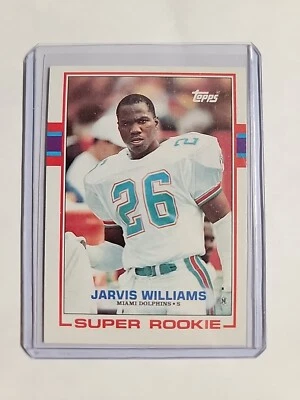 1989 Topps #291 - JARVIS WILLIAMS - Miami Dolphins -  ROOKIE - RC  Mint Card  - Image 1 of 2