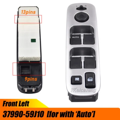 Interruptor de ventana eléctrica delantero izquierdo para Suzuki Aerio 2,0 L,2,3 L 2005 2006-2007 Foto 1 de 4