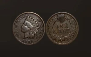 1889 Philadelphia Mint Indian Head Cent (FM115) - Bild 1 von 3