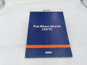 Manuale officina per Fiat Ritmo Abarth 125 TC libro assistenza tecnica del 1981. - Foto 1 di 24