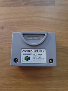 Nintendo N64 Controller Pak Memory Card OEM Official Brand NUS-004 - Picture 1 of 2