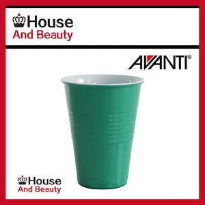 NEW 4 x Avanti - Miami Melamine 400ml Two Tone Cup Forest Green - Picture 1 of 1