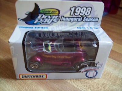 1998 TAMPA BAY DEVIL RAYS INAUGURAL SEASON MATCHBOX PLYMOUTH PROWLER 1/64 - Image 1 of 4
