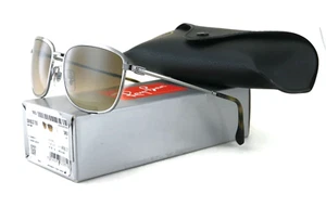 Nuevas gafas de sol Ray-Ban RB3705 de metal | 916785 - Gunmetal/marrón lentes degradadas - Imagen 1 de 7