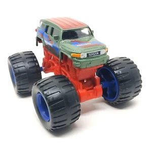 Majorette Monster Truck Toyota FJ Dark Green 1:64 (3') no Package - Picture 1 of 6
