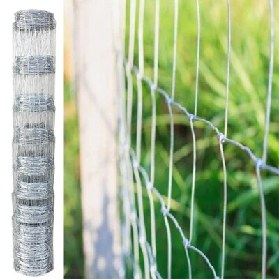 GARMIX Wildzaun Weidezaun Gartenzaun Forstzaun Drahtzaun Knotengeflecht Gitterzaun