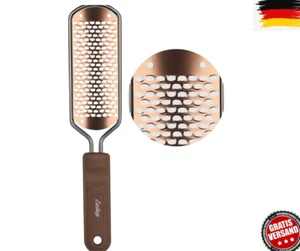 Hornhautentferner – Edelstahl Raspel & Schaber für starke Hornhaut, Roségold - Bild 1 von 11