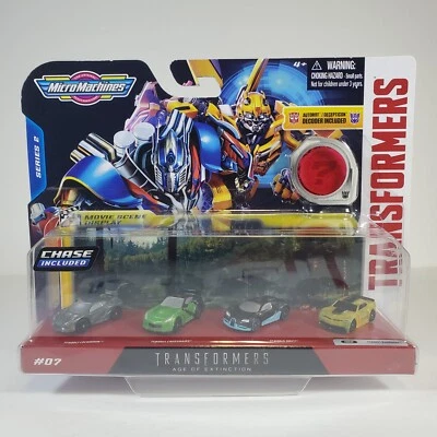 Micro Machines Transformers Age of Extinction Series 2 #7 Bumblebee Gold Chase - Image 1 of 4