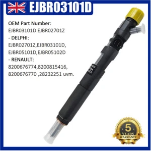 Inyector Inyector EJBR05101D EJBR02701Z 28232251 para Nissan Renault Delphi - Imagen 1 de 7