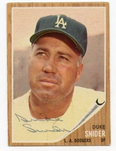 DUKE SNIDER signiert 1962 Topps High #500 Dodgers HOF garantiert authentisch KOA - Bild 1 von 1