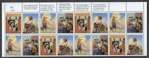 2785-88 MNH Plate Block of 16, 29-cent stamps - Youth Classics - Picture 1 of 2