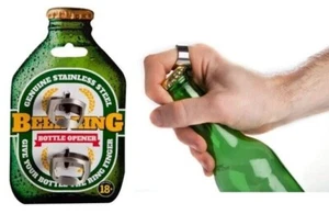 2pcs Stainless Steel Finger Beer Ring Bottle Opener Stubbie Bar 20mm 22mm - Picture 1 of 3