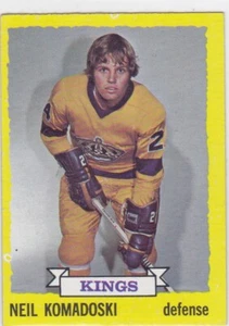 73/74 TOPPS..NEIL KOMADOSKI..CARD # 16..KINGS..FREE COMBINED SHIP - Picture 1 of 1