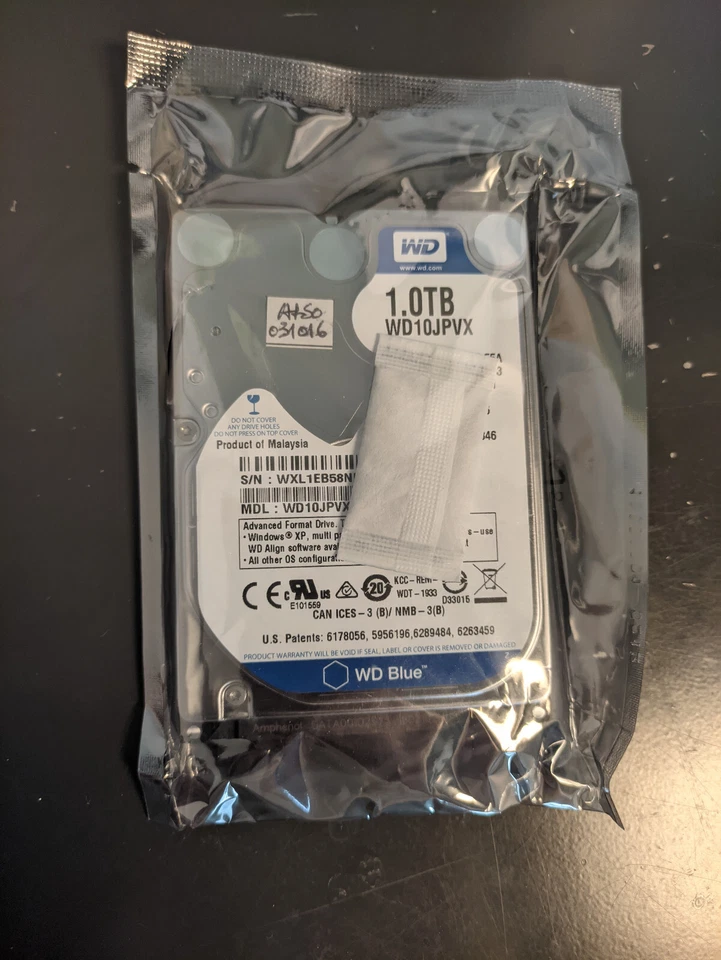 Western Digital WD Blue 1To SATA III 2,5" (WD10JPVX) - Photo 1/1