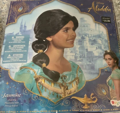 ⚡️Peruca disfarçada de jasmim Disney Aladdin - Imagem 1 de 2