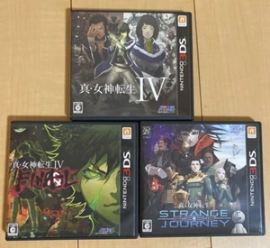 Shin Megami Tensei IV 4 & IV 4 Final & Deep Strange Journey set Nintendo 3DS JP - Picture 1 of 4