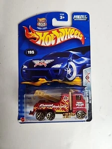 Mattel Hot Wheels 2002 Final Run Rig Wrecker Tow Truck Red Flames 1 of 12 #195 - Picture 1 of 6