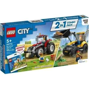 BIG LEGO City Big Wheel Tractor COMBO Gift Set 66772, 3 in 1 INC SCARECROW BONUS - Picture 1 of 2