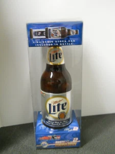 Action 2002 #2 Rusty Wallace Miller Lite Beer Bottle & 1:64 Die Cast Stock Car - Picture 1 of 6