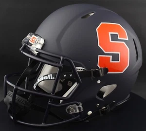 SYRACUSE ORANGE NCAA Riddell Speed Full Size AUTHENTIC Football Helmet - Picture 1 of 4