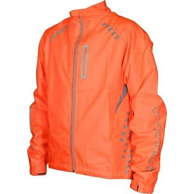 Chaqueta de Ciclismo Piu Miglia Elite Junior Naranja Niños Impermeable Reflectante Alta Visibilidad Foto 1 de 2