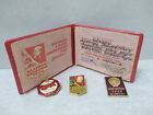 Vintage Selection Of 3 Soviet Badges Original