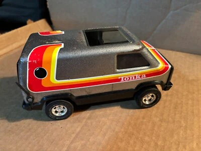 Mini Tonka / Play People: Silver Custom Van - Image 1 of 4