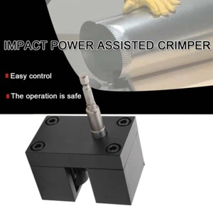 Crimpadora Asistida por Potencia de Impacto Crimpadora de Metal Herramienta de Reparación Acero de Alta Velocidad Negro- - Imagen 1 de 13
