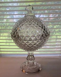 EAPG 1870s Gillander & Son Sawtooth Compote with Lid 7"D 12"H - Picture 1 of 6