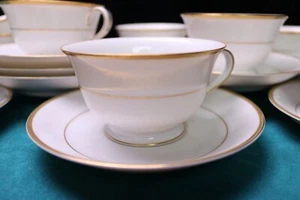 Noritake GOLDCROFT #4983 9 Cups & 10 Saucers Japan 1940s - Picture 1 of 5