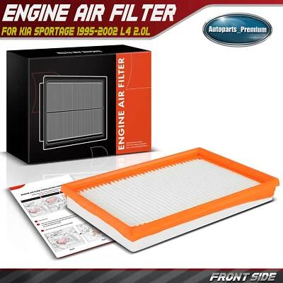 Filtro de aire del motor para Kia Sportage 1995 1996 1997-2002 L4 2,0 L panel flexible Foto 1 de 4