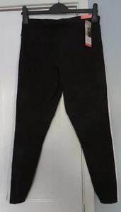 M&S Active Cotton Rich Sports Leggings Size 14 Reg Black - Picture 1 of 8