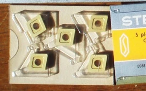 5x STELLRAM Carbide Tip inserts CNMG 12 04 12 LPX Rhombus Edge L:13mm bore: 5mm - Picture 1 of 1