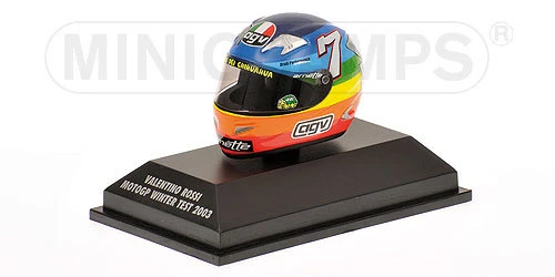AGV Helmet V.Rossi Winter Test 2003 397030099 1/8 Minichamps - Immagine 1 di 1