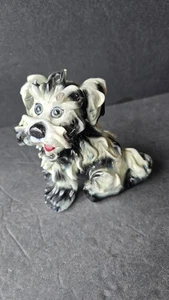 Vintage Keramik Hund Figur Terrier handbemalt Welpe Dekor Geschenk 6 Zoll Sammlung - Bild 1 von 10